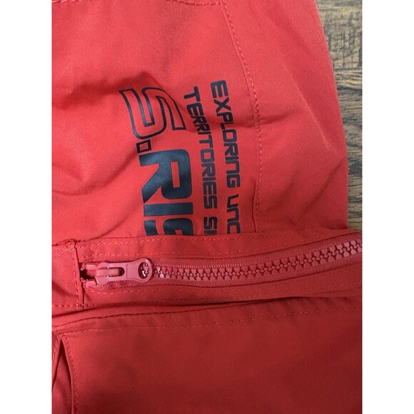 Smoke Rise Utility Hipster Pants Small Custom Streetwear Joggers 14 Pockets Red - Picture 6 of 7